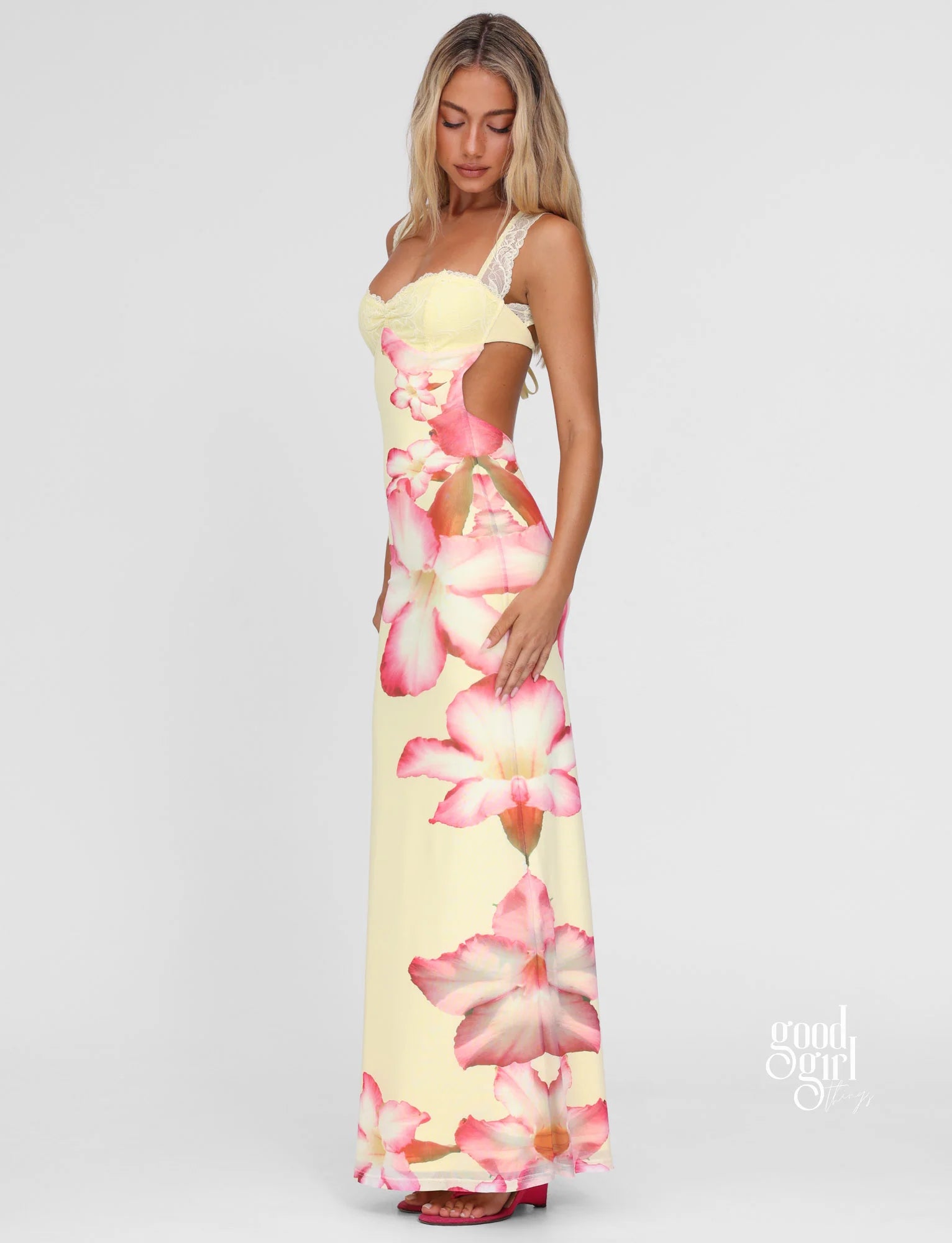 Yara Romantic Floral Maxi Dress