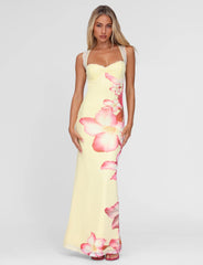 Yara Romantic Floral Maxi Dress