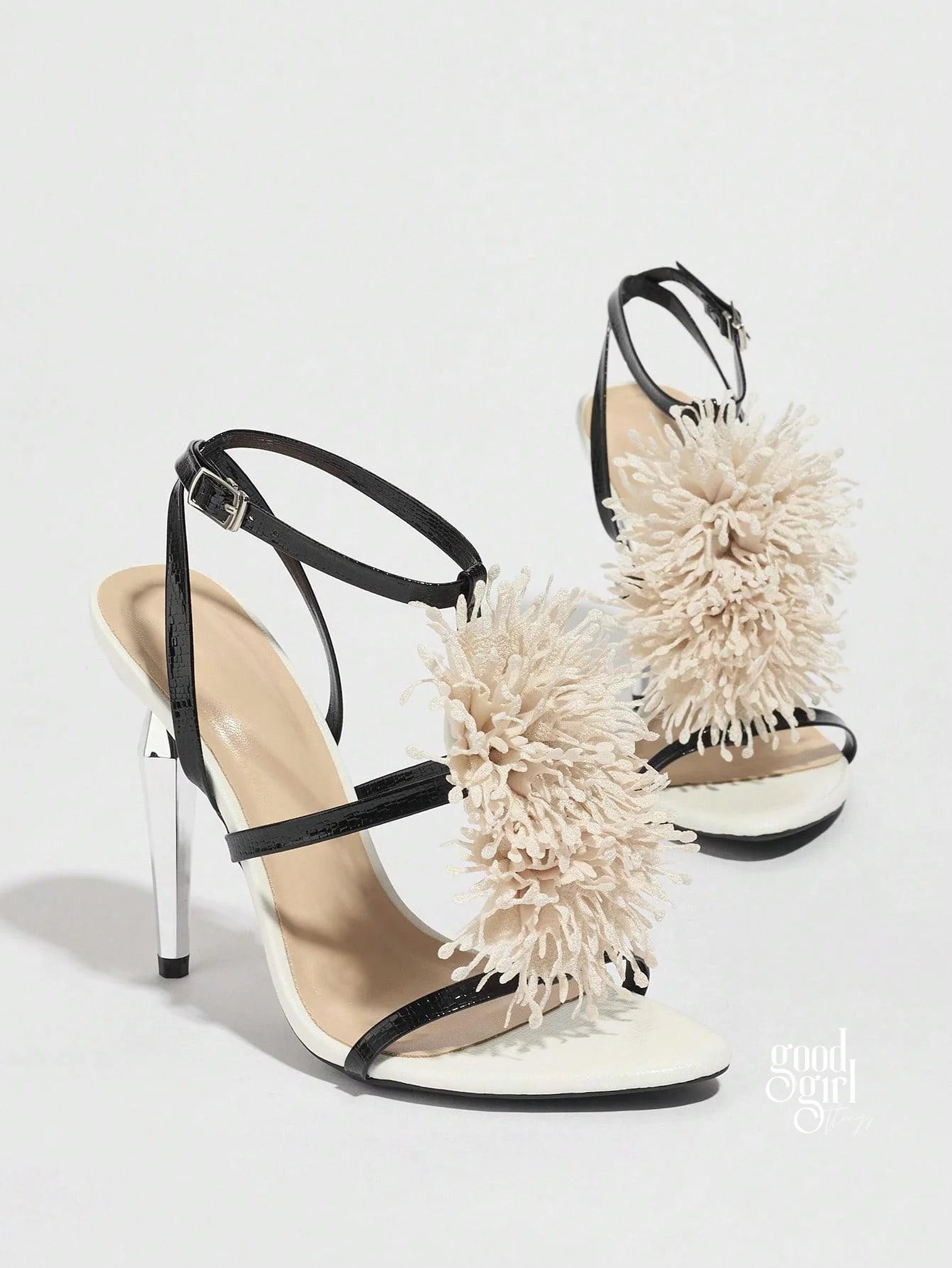 Yazmin Floral Stiletto Sandals