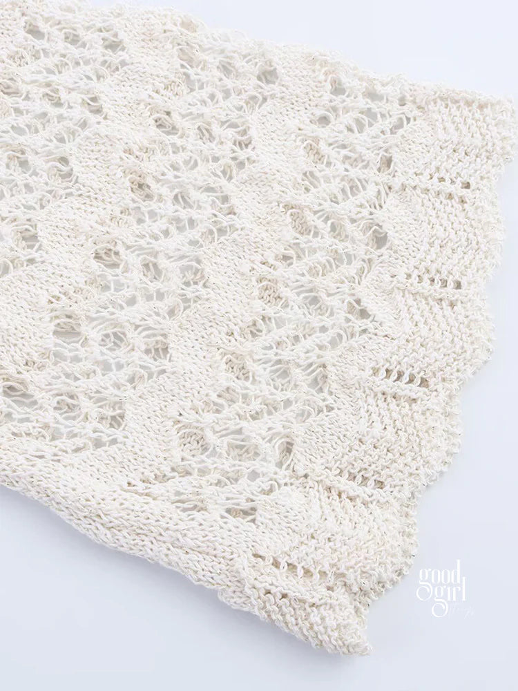 Zipporah Cut Out Knit Top
