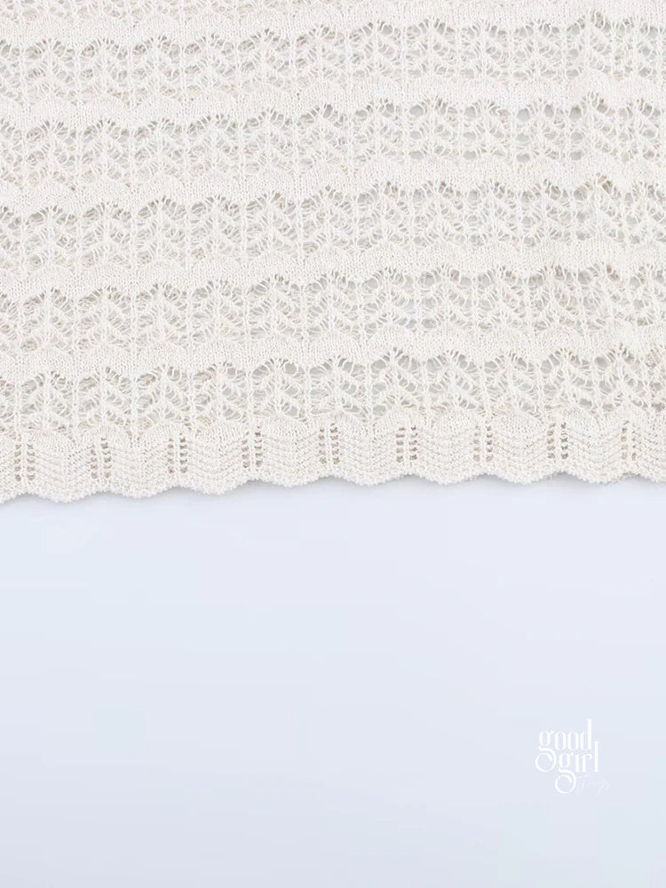 Zipporah Cut Out Knit Top