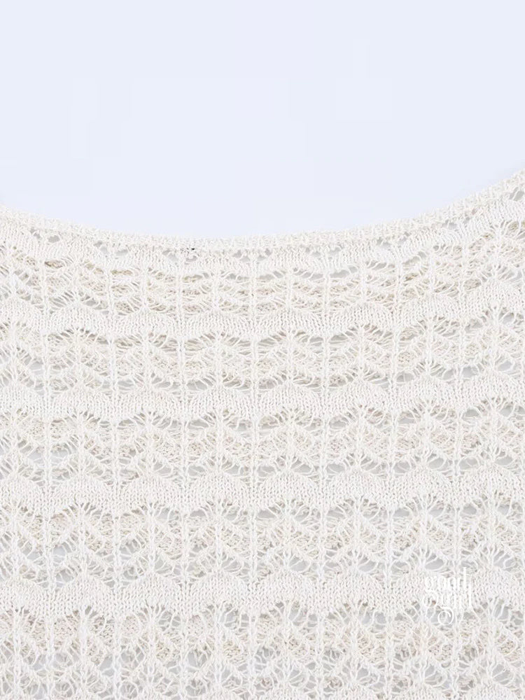 Zipporah Cut Out Knit Top