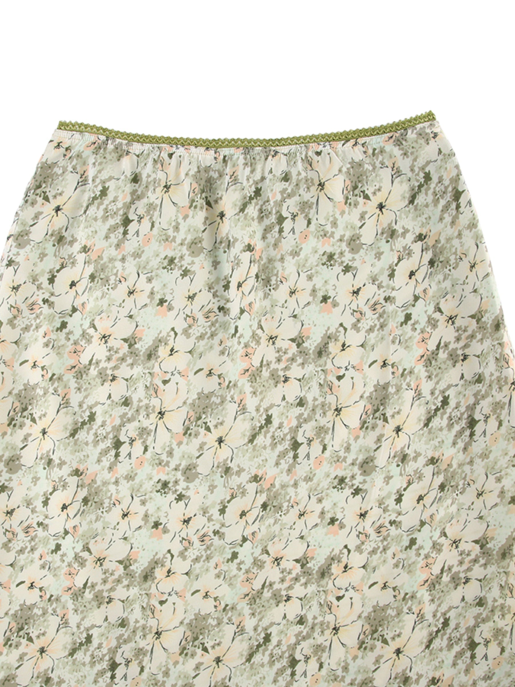 Litzy Mesh Floral Midi Skirt