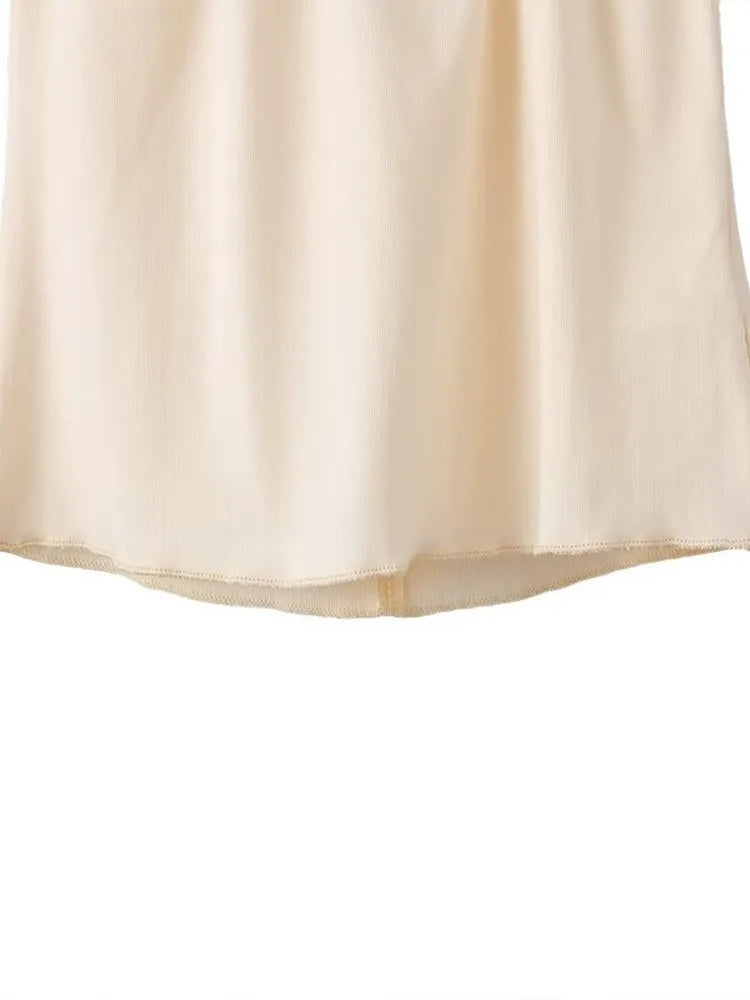 Ayelet Cropped Ruffle Vest
