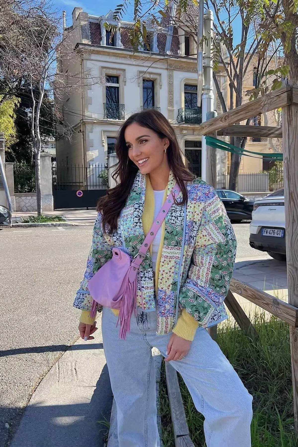 Markayla Reversible Floral Jacket