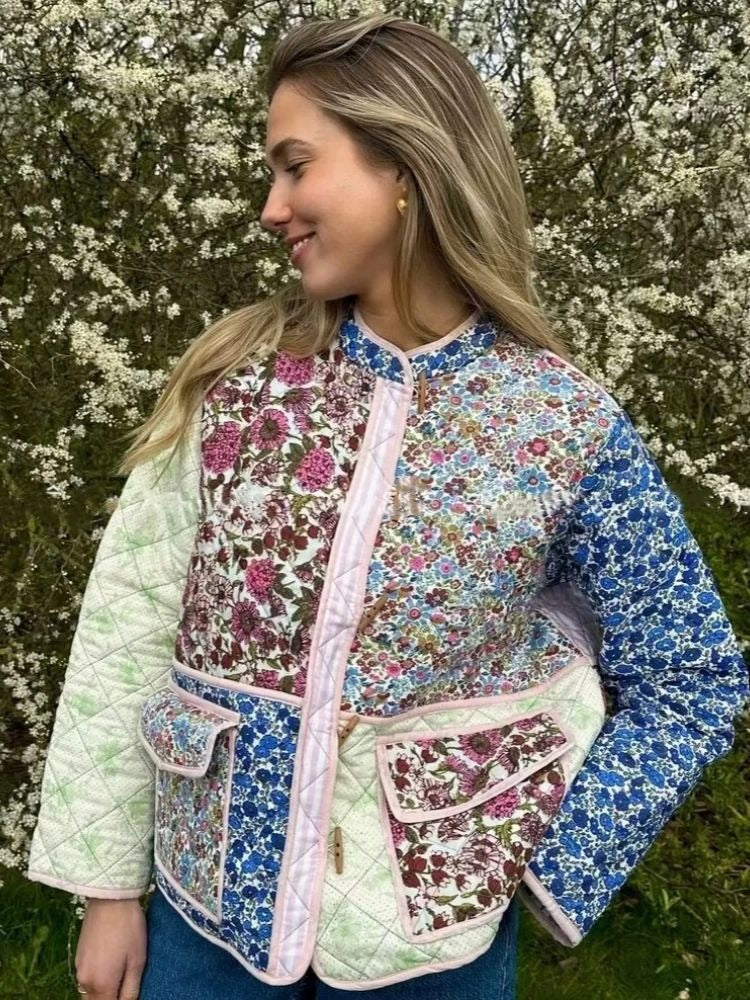 Lexy Vintage Patchwork Quilted Jacket