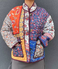 Jia Vintage Patchwork Quilted Jacket
