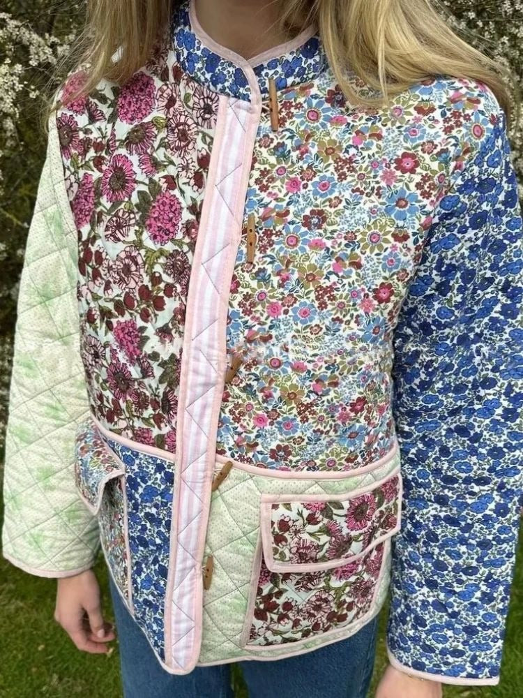Lexy Vintage Patchwork Quilted Jacket