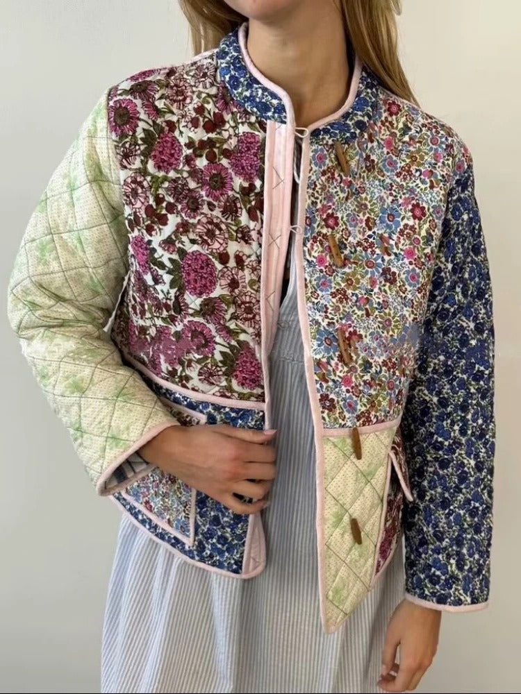 Lexy Vintage Patchwork Quilted Jacket