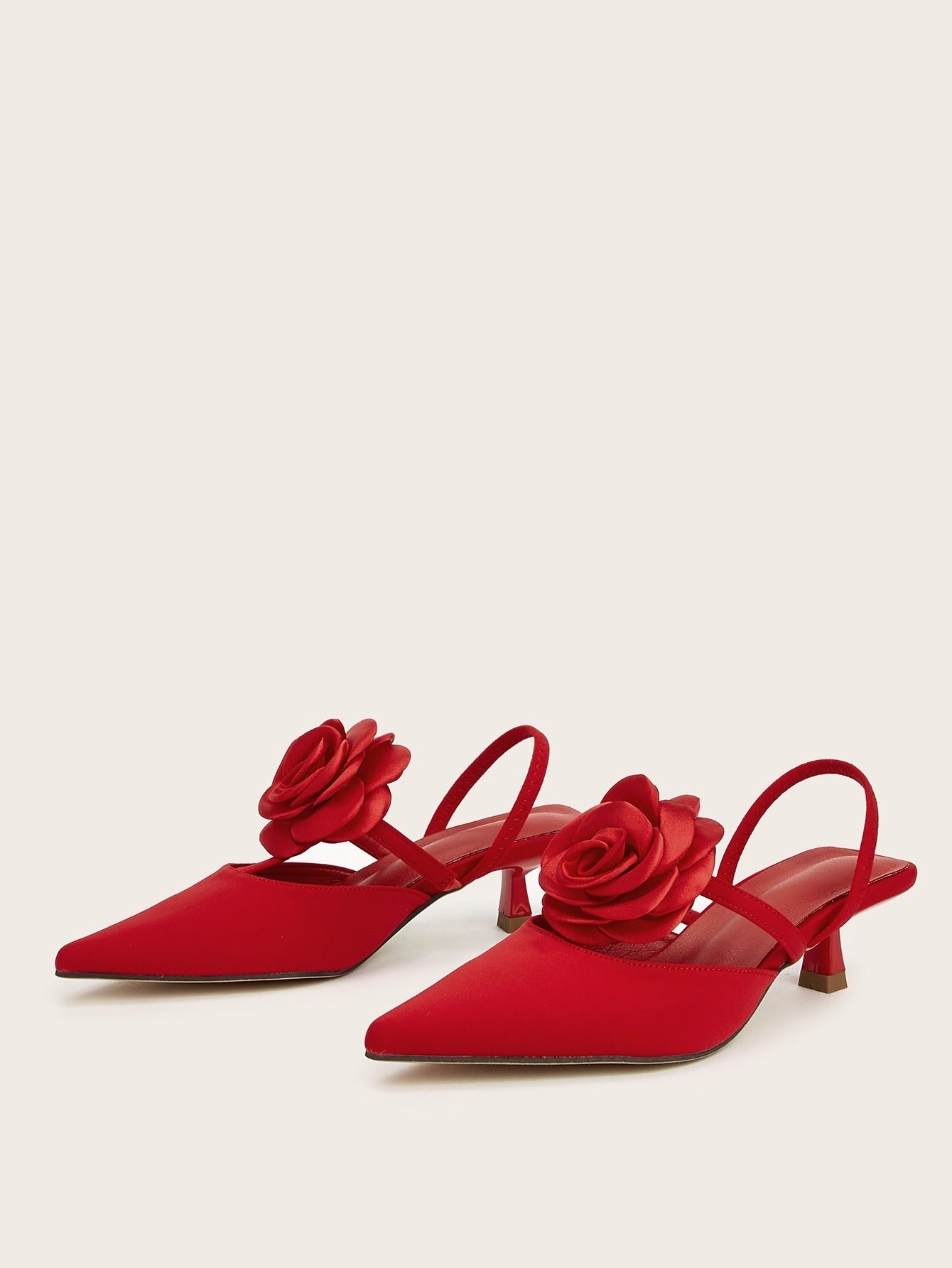 Navia Satin Stiletto Mules
