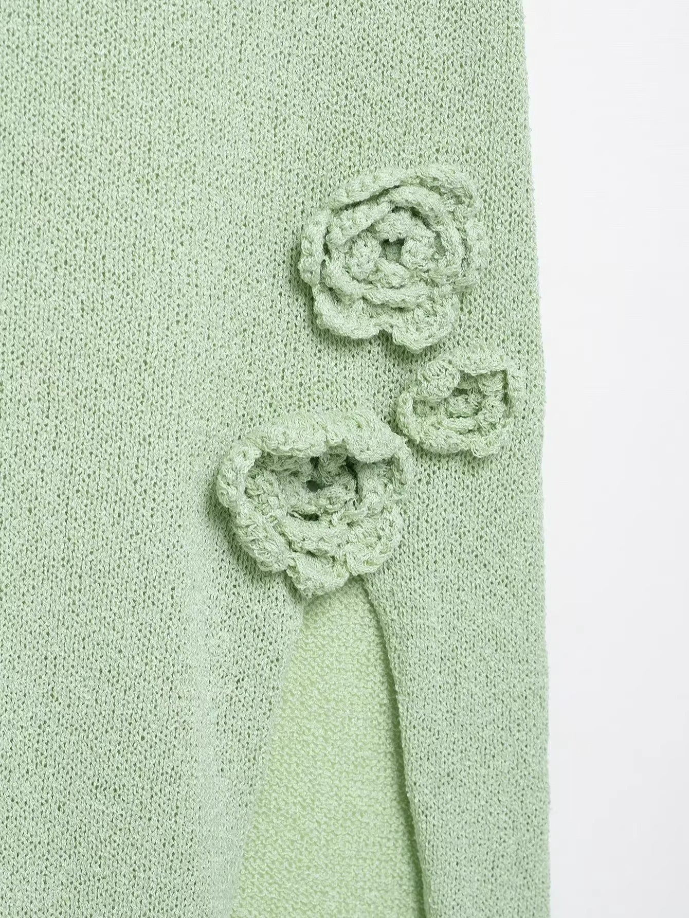 Collins Light Knitted Halter Midi Dress