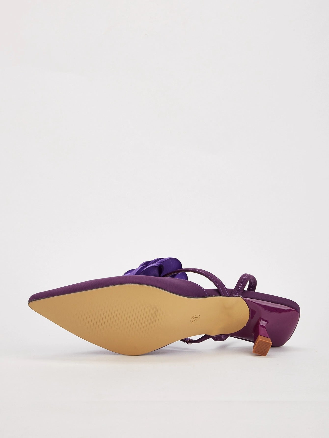 Navia Satin Stiletto Mules