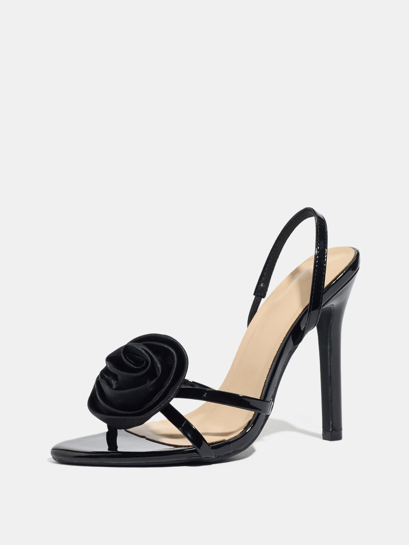 Raeghan Rose Satin Stiletto Sandals