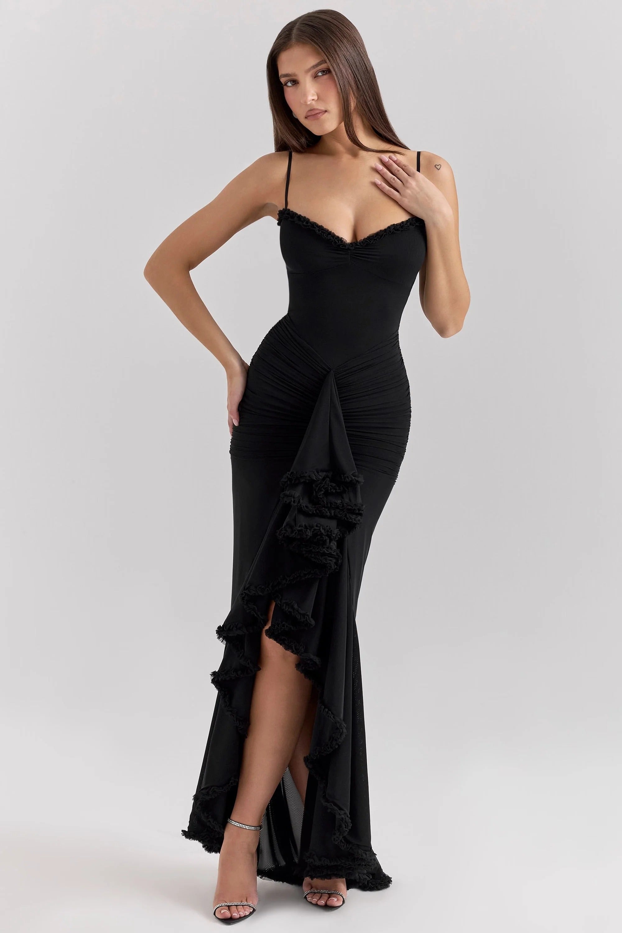 Mykenzie Mesh Maxi Dress