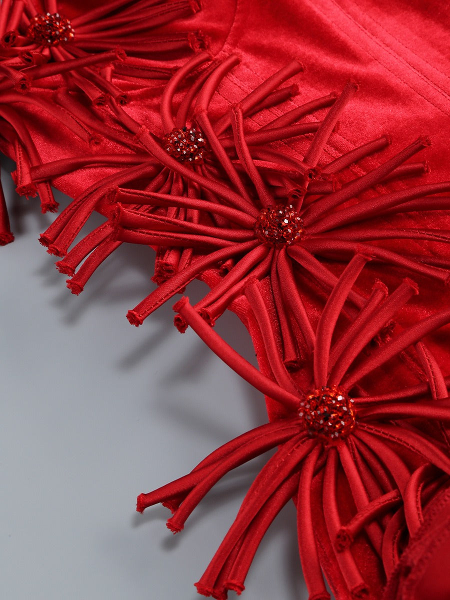 Scarlett Velvet Corset Dress
