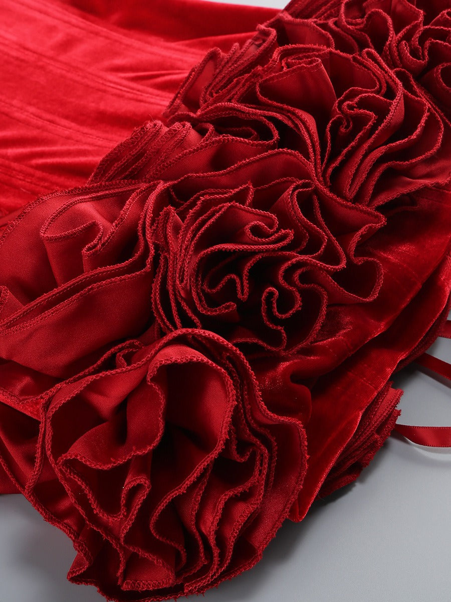 Scarlett Velvet Corset Dress