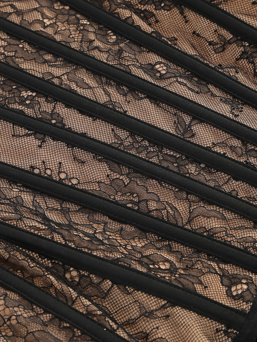 Lydia Lace Corset Maxi Dress