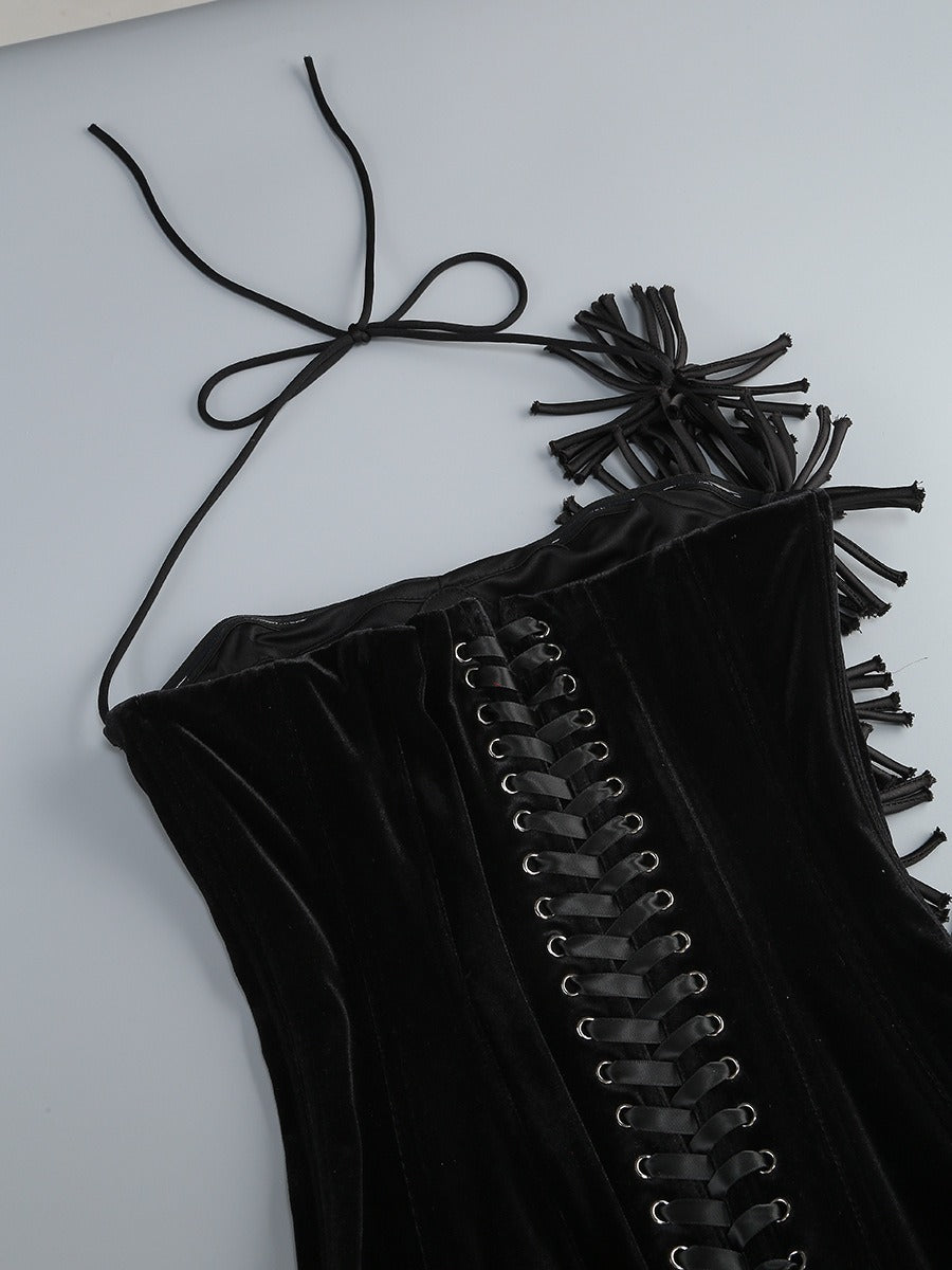 Scarlett Velvet Corset Dress