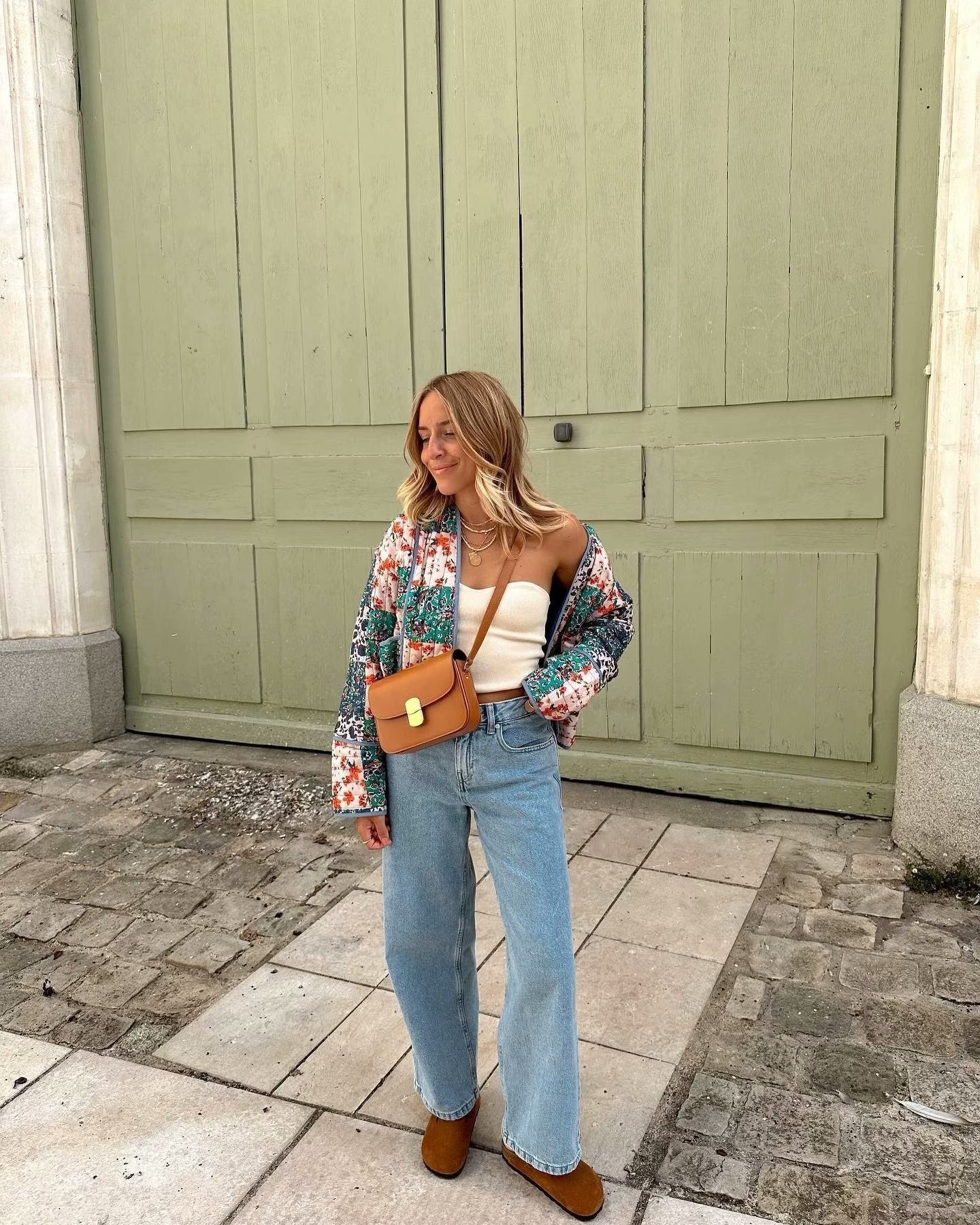 Atalie Vintage Patchwork Quilted Jacket