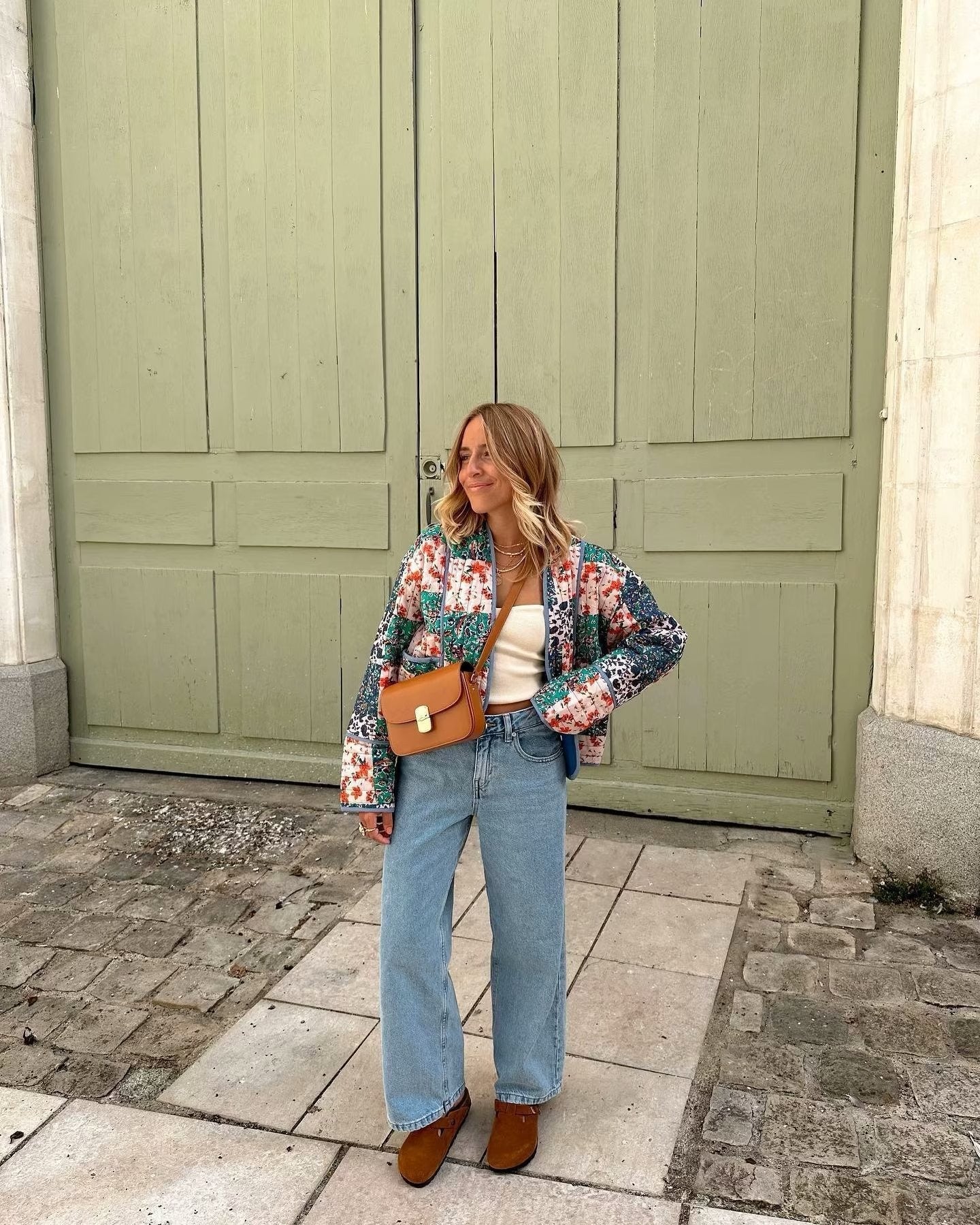 Atalie Vintage Patchwork Quilted Jacket