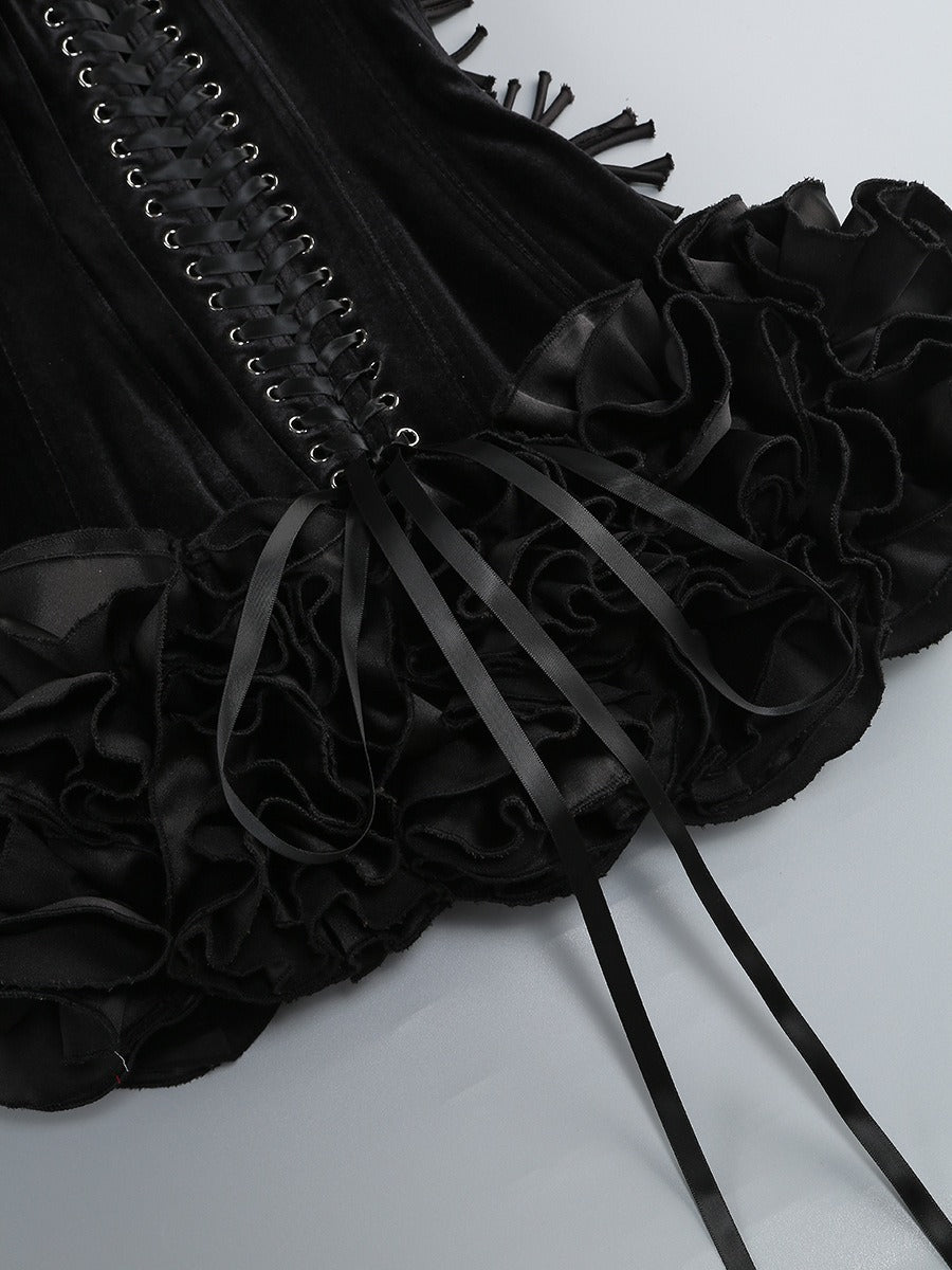 Scarlett Velvet Corset Dress