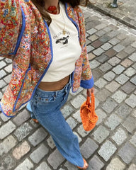 Billie Retro Printed Cotton Jacket